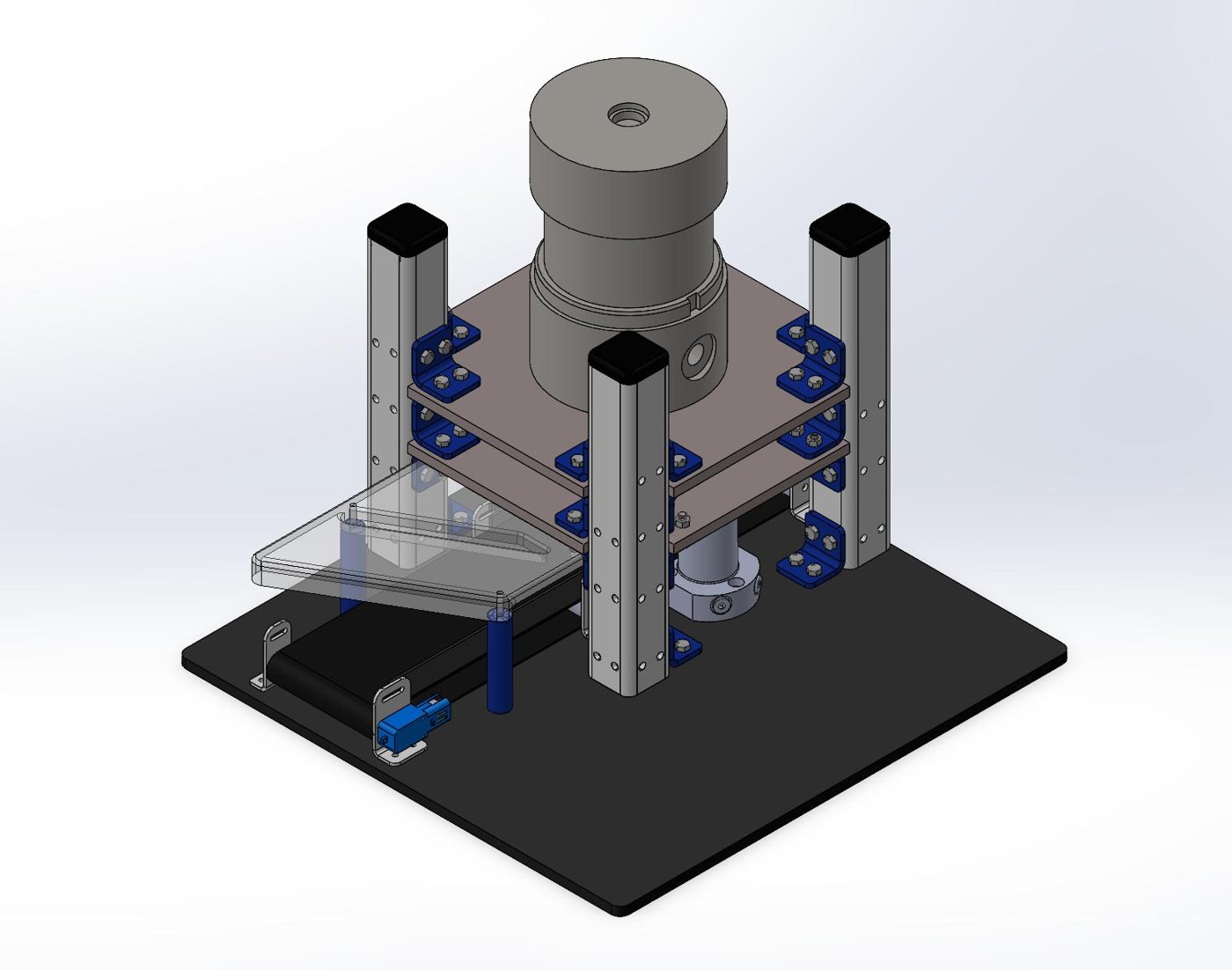Team ORCA hydraulic can punch assembly